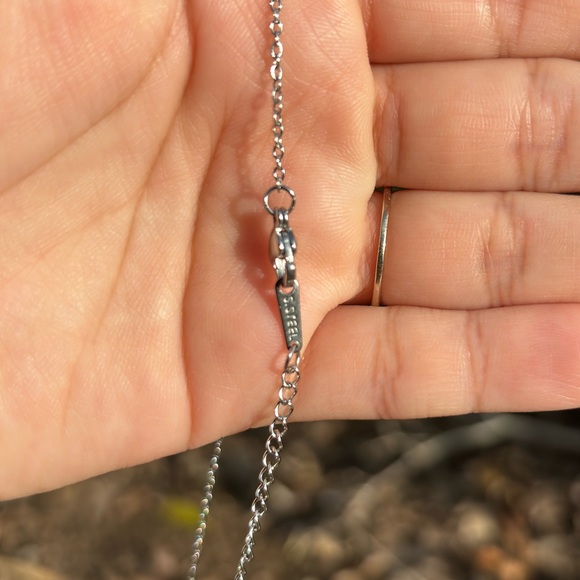 18K White Gold Plated Clover Yellow Canary Cubic Zirconia Necklace - Picture 4 of 4